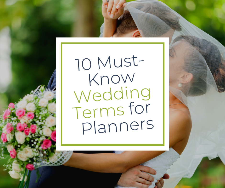 10 MustKnow Wedding Terms for Event Planners Blog