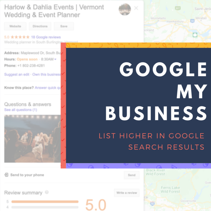 Google My Business for Event Planners