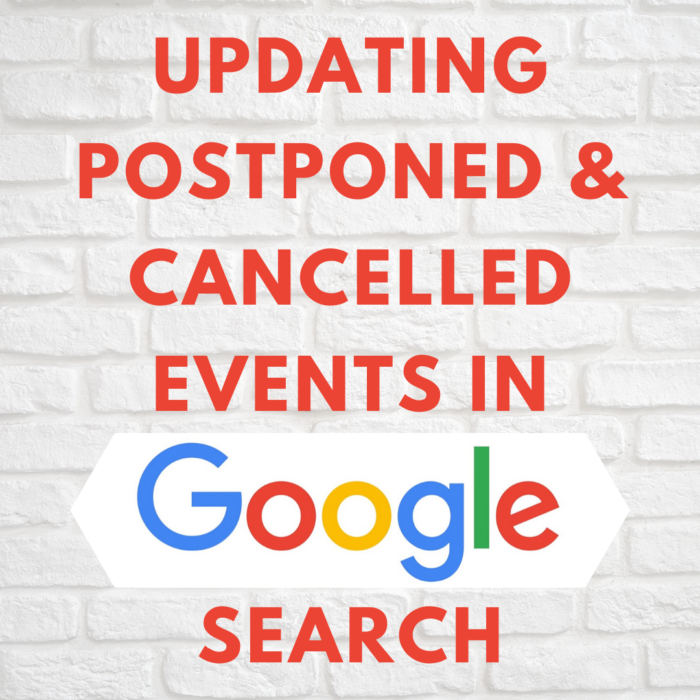 Updating Postponed and Cancelled Events in Search