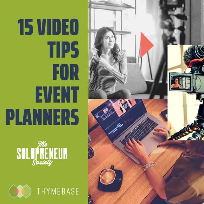 15 On-Camera Video Tips For Event Planners From Experts