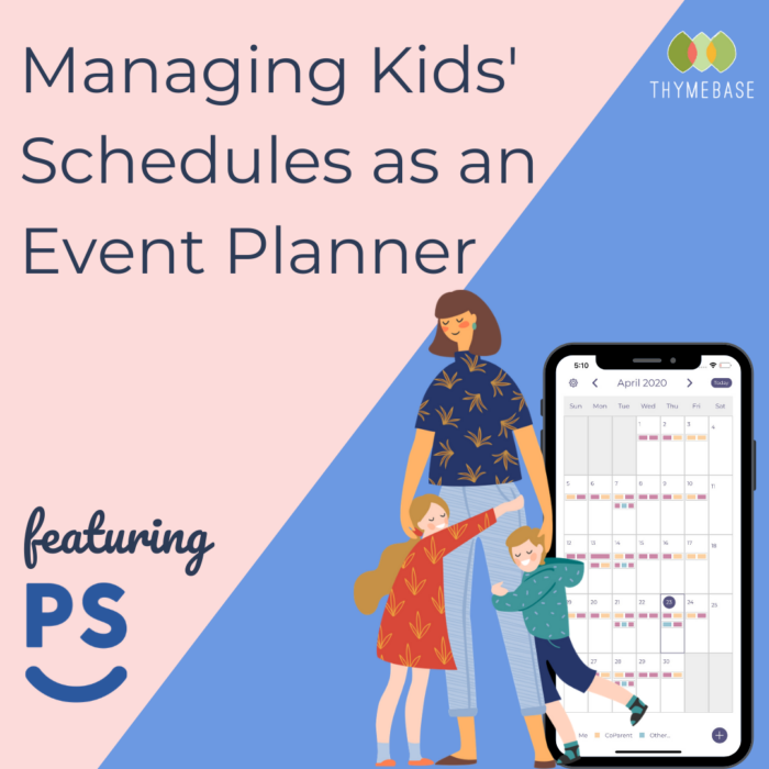 Managing Kids' Schedules As An Event Planner