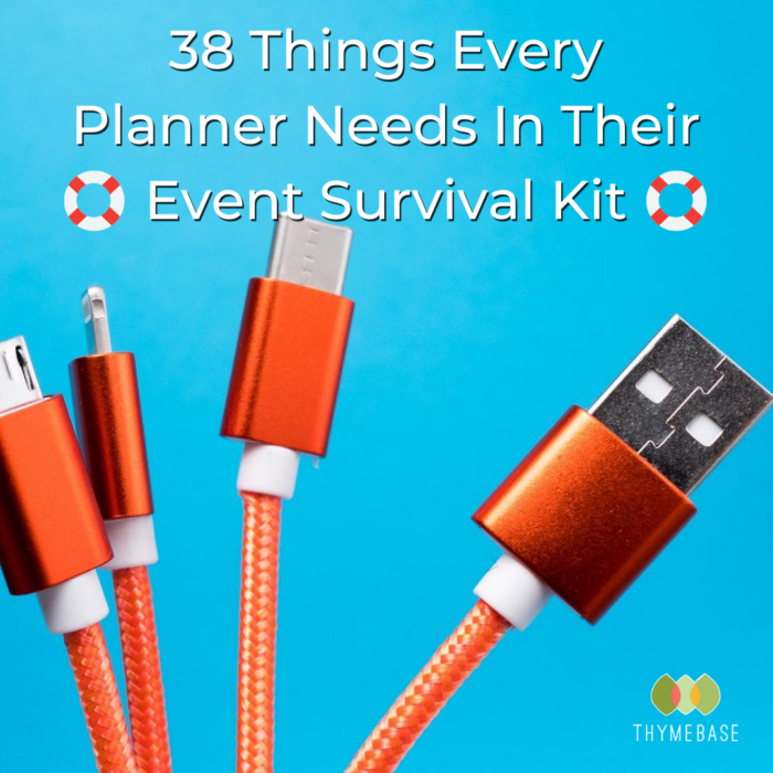 38 Things Every Planner Needs In Their Event Survival Kit