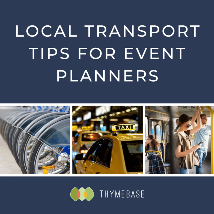 Local Transport Tips for Event Planners