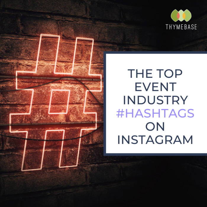 Instagram event industry hashtags