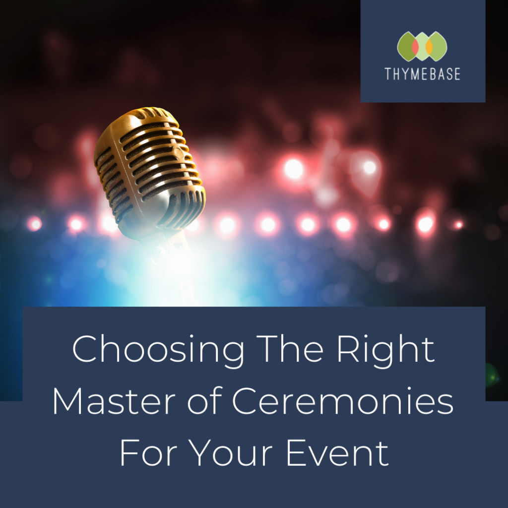 Choosing The Right Master of Ceremonies For Your Event