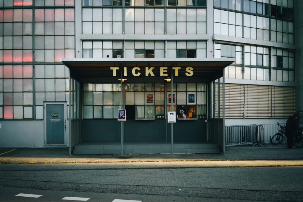 ticket stand