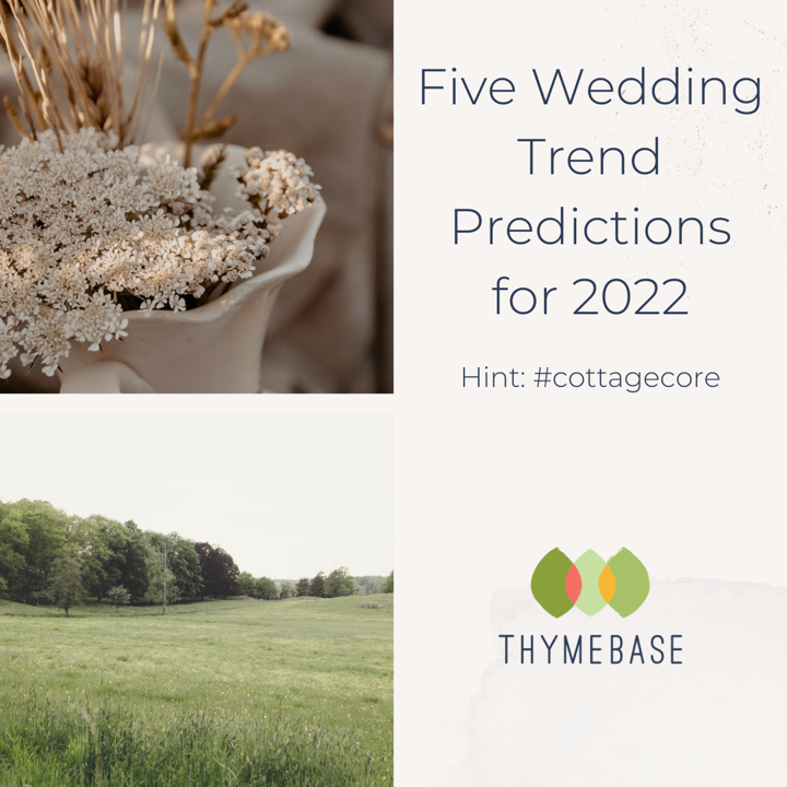 Five Wedding Trend Predictions for 2022