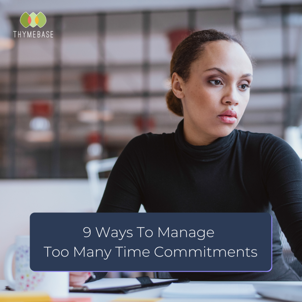 How Event Pros Can Manage Too Many Time Commitments